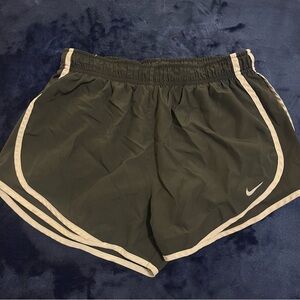 Nike Dark Grey Athletic Shorts Moisture-Wicking Elastic Waistband